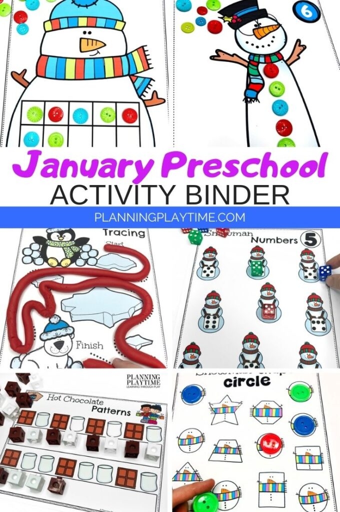 January Preschool Binder Planning Playtime