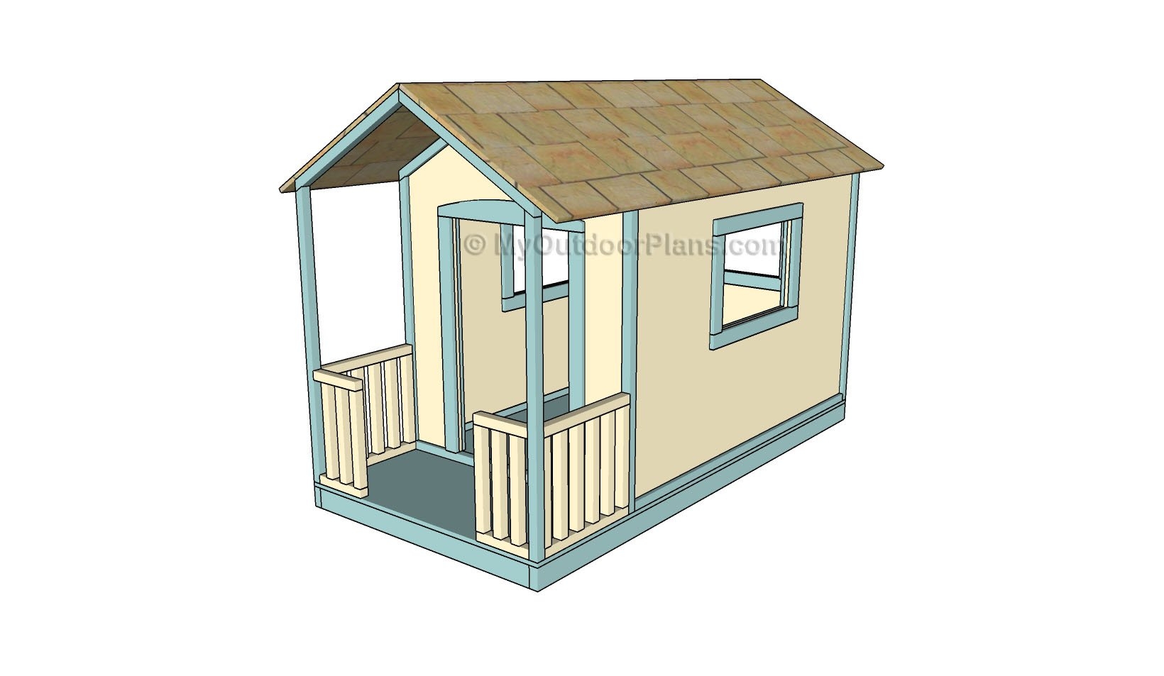 Kids Playhouse Plans MyOutdoorPlans Free Woodworking Plans And 