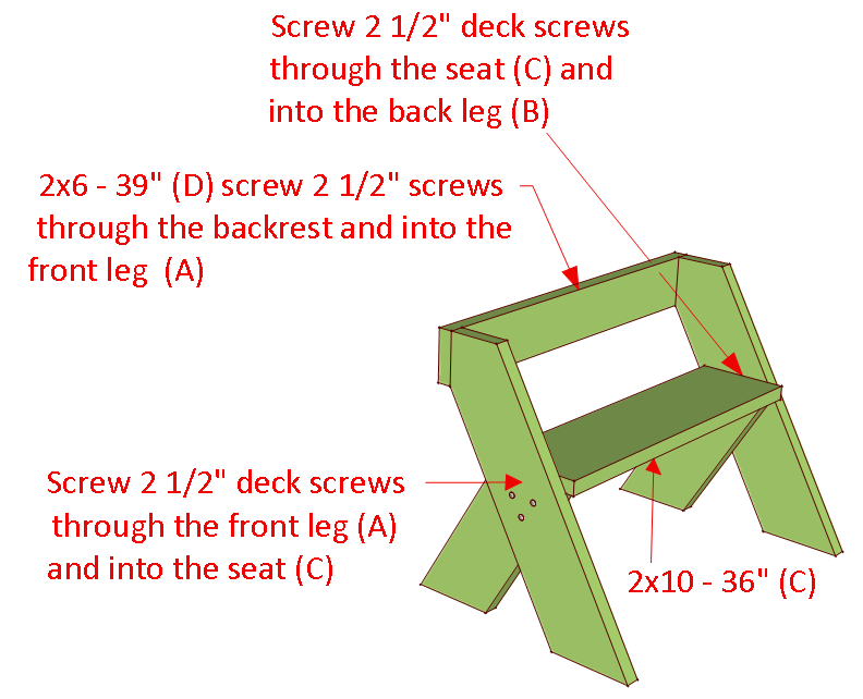 Leopold Bench Plans Easy DIY Project Construct101