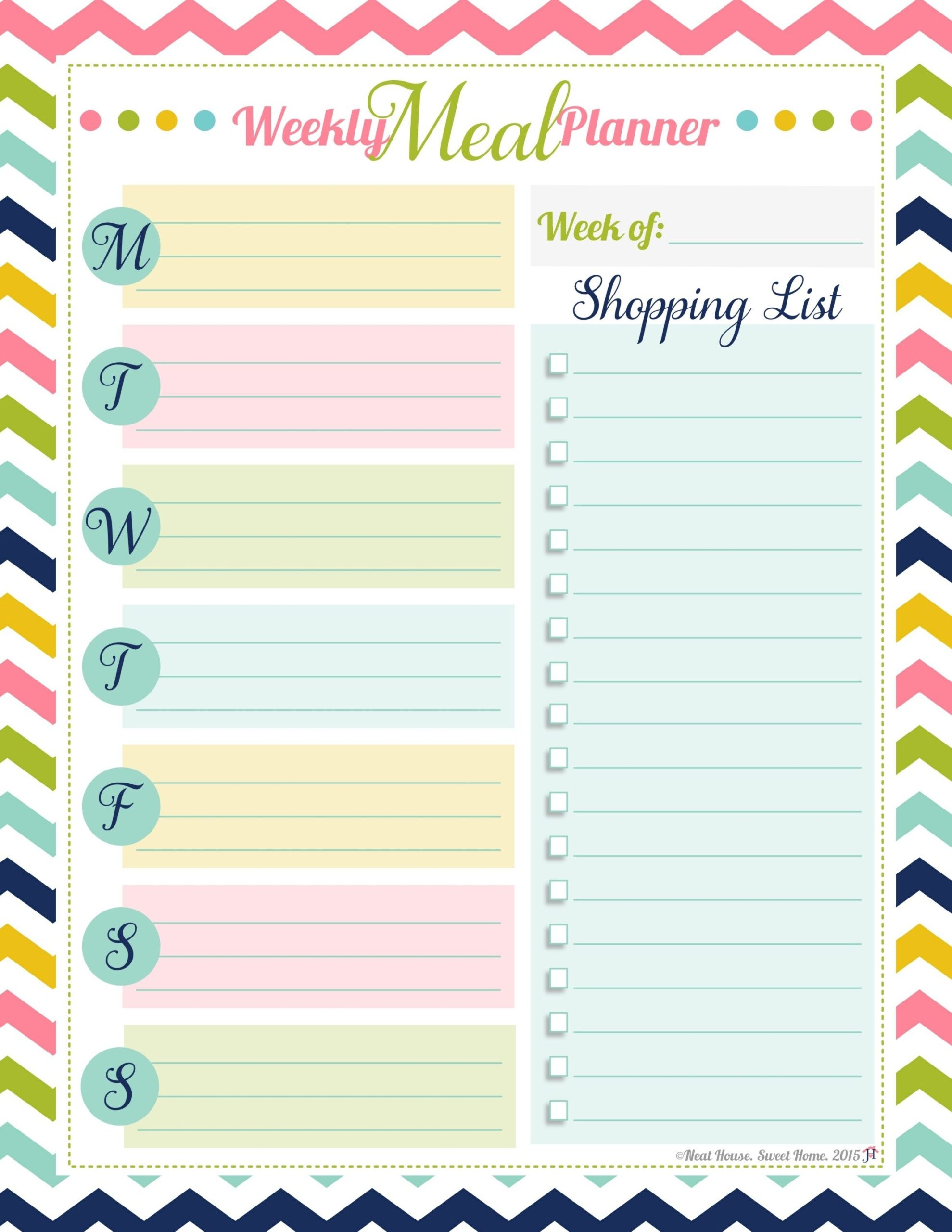 Meal Planning Calendar Free Printable Printable Calendars AT A GLANCE