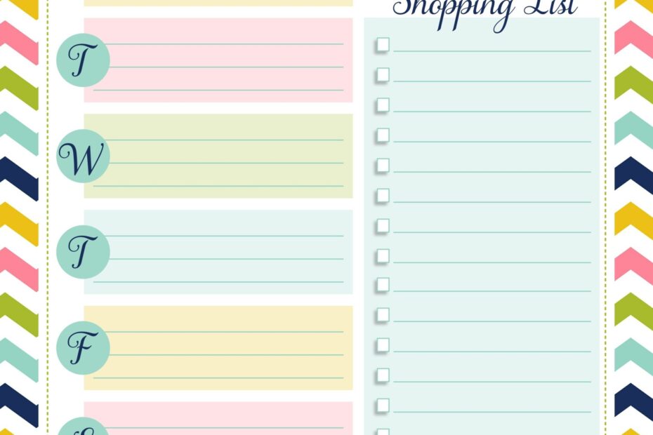 Meal Planning Calendar Free Printable Printable Calendars AT A GLANCE