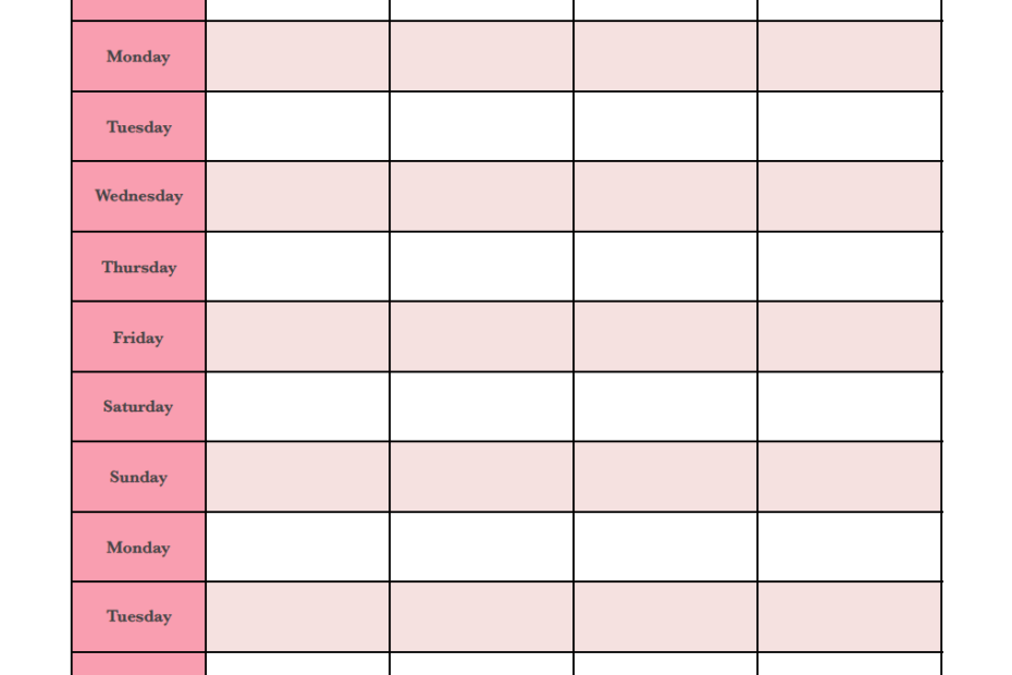 Meal Planning Sheets Printable