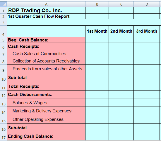 Monthly Cash Flow Plan Checklist Process Street