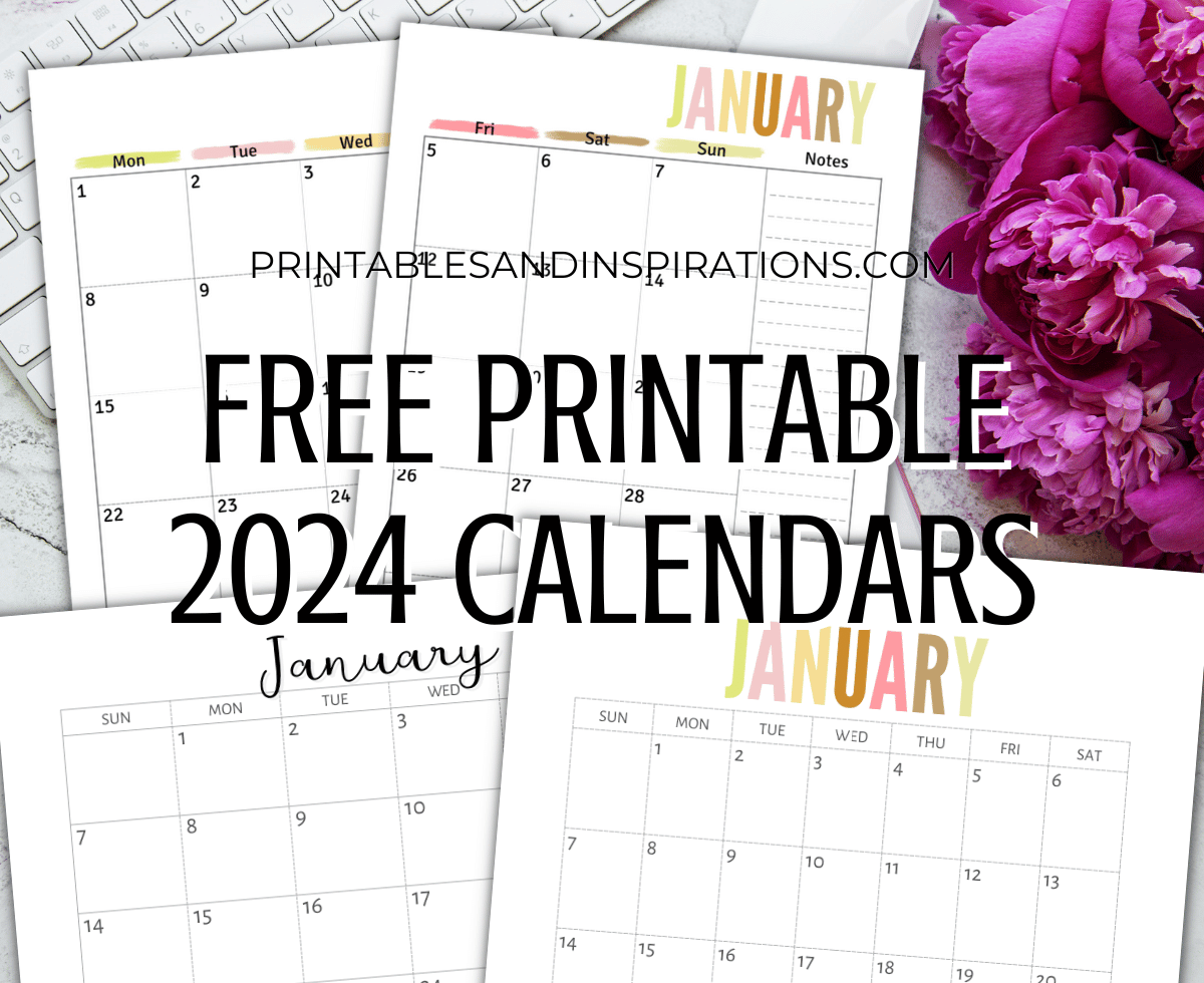 Monthly Planner Printable Pdf 2024 Alanah Corrine