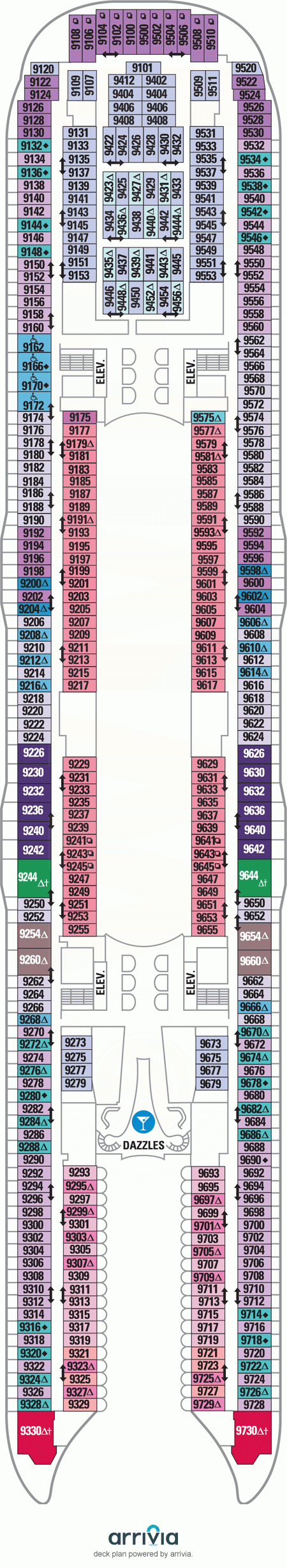 Oasis Of The Seas Deck Plans Deck 9 What 39 s On Deck 9 On Oasis Of 