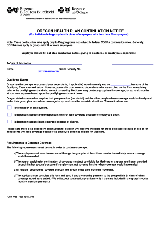 Oregon Health Plan Application Form PlanForms