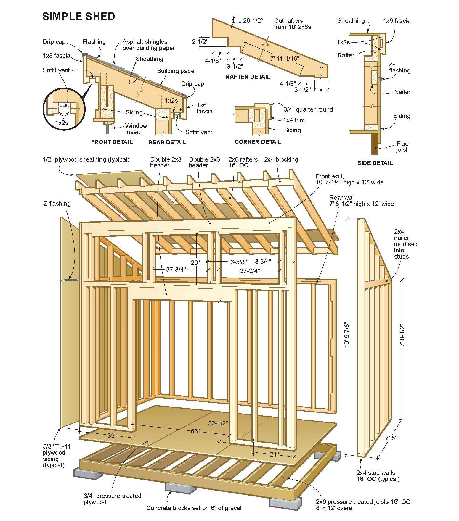 Outdoor Shed Plans Free Shed Plans Kits