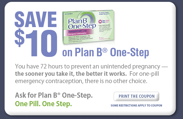 Plan B Coupon Printable Coupons DB 2016