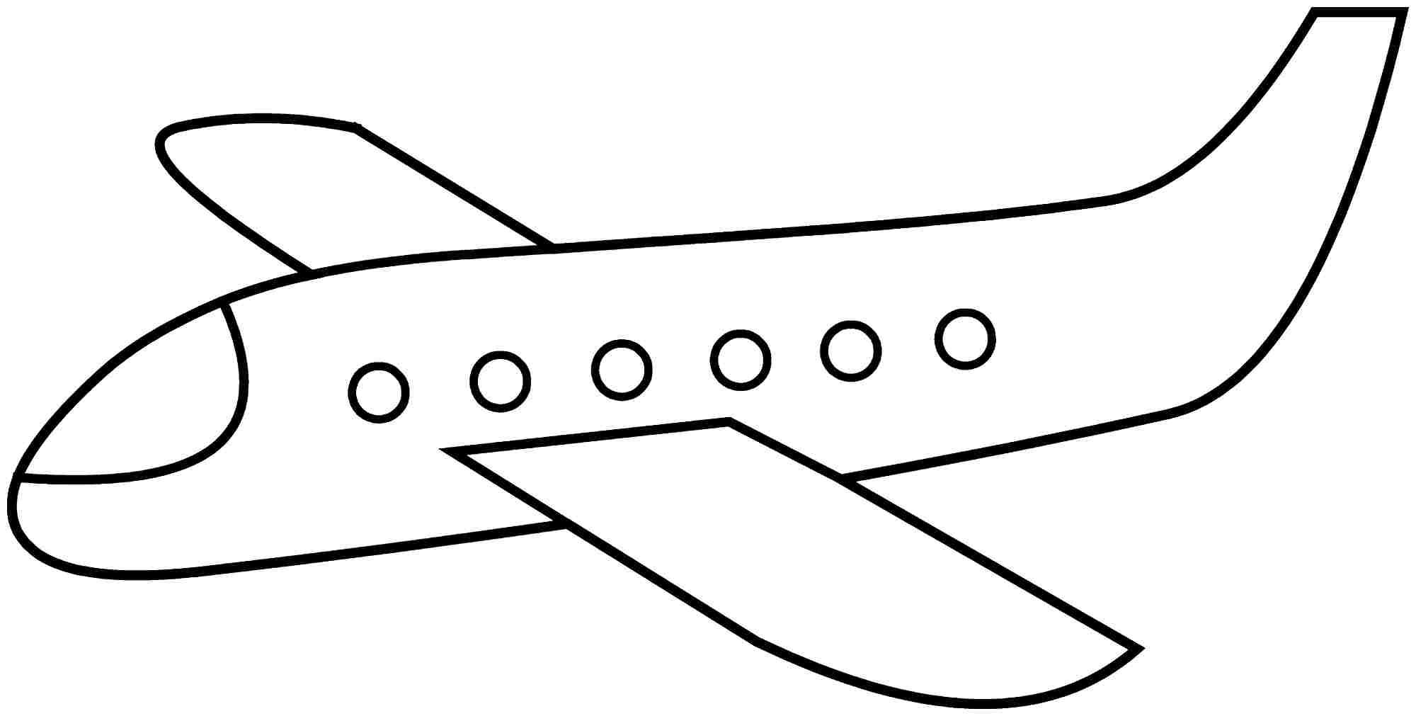 Plane Coloring Pages To Download And Print For Free