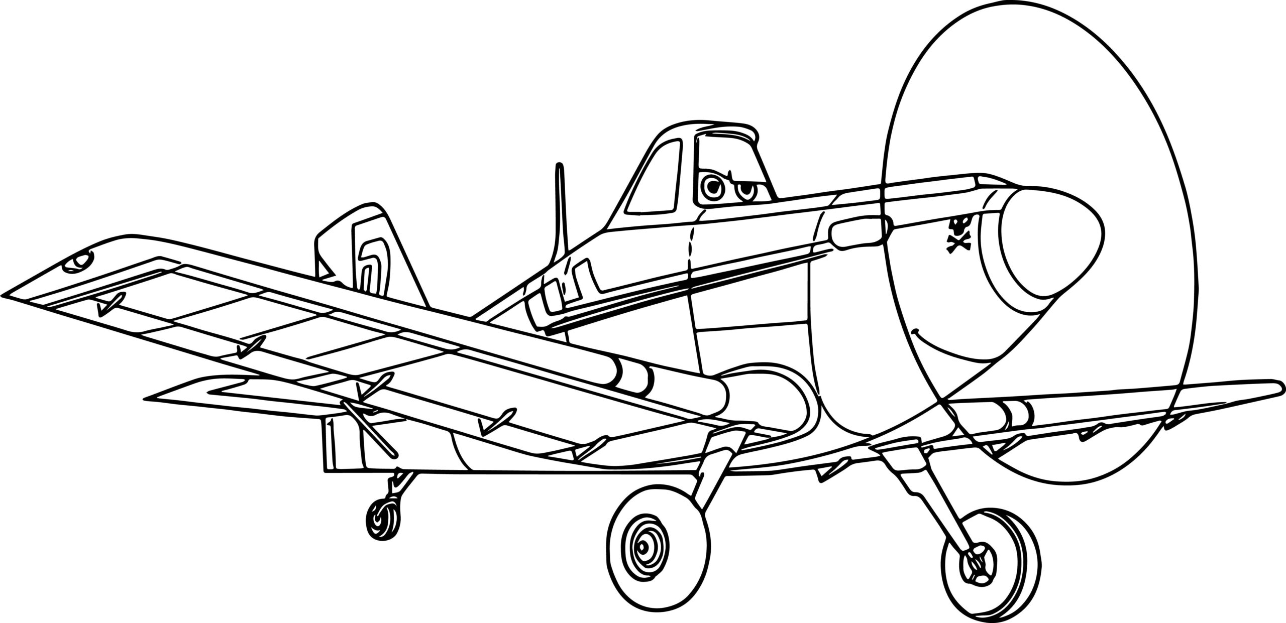 Plane Coloring Pages Wecoloringpage