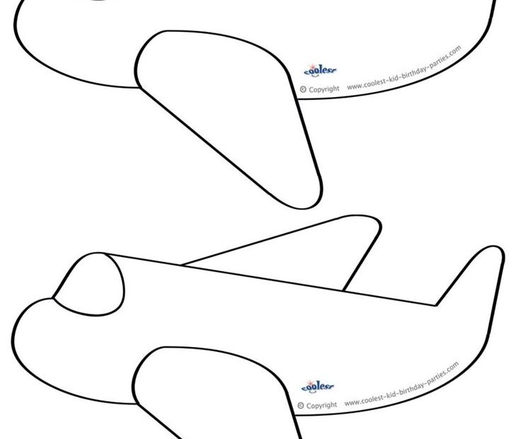 Plane Template Printable Modern Resume Template Word