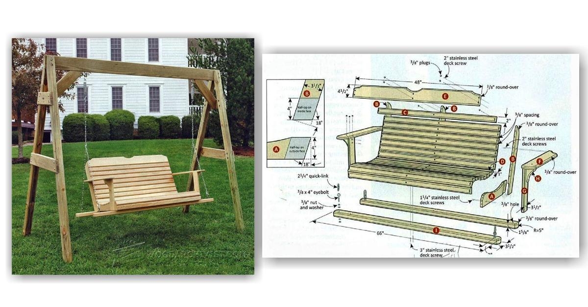 Porch Swing Plans WoodArchivist