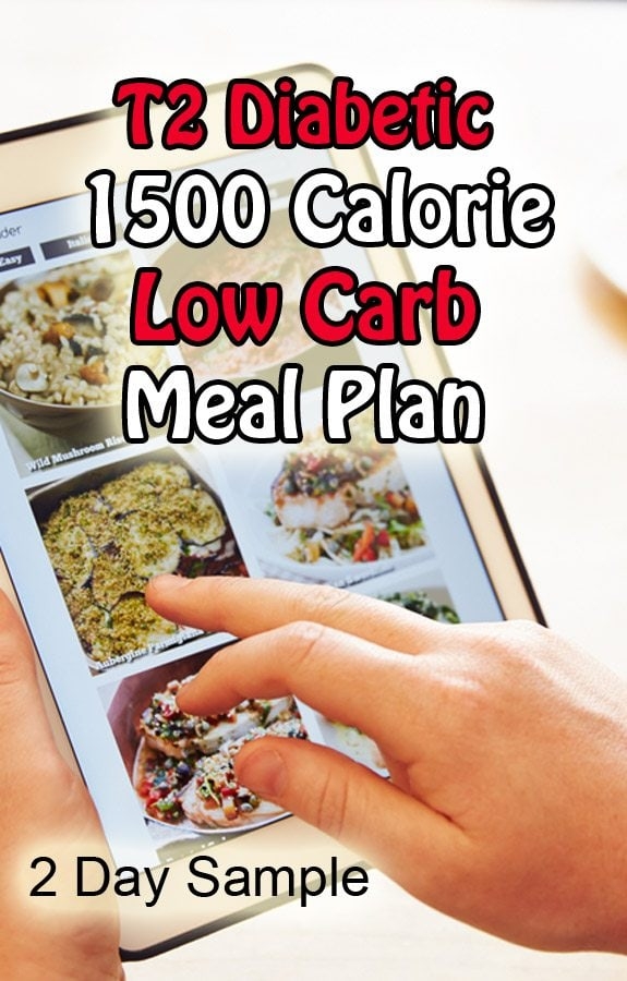 Printable 1500 Calorie Diabetic Meal Plan