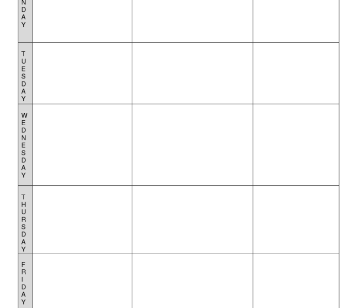 Printable Blank Lesson Plan Sheets Printable Lesson Plans