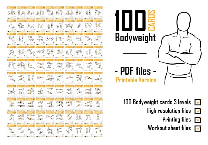 Printable Bodyweight Workout Routines EOUA Blog