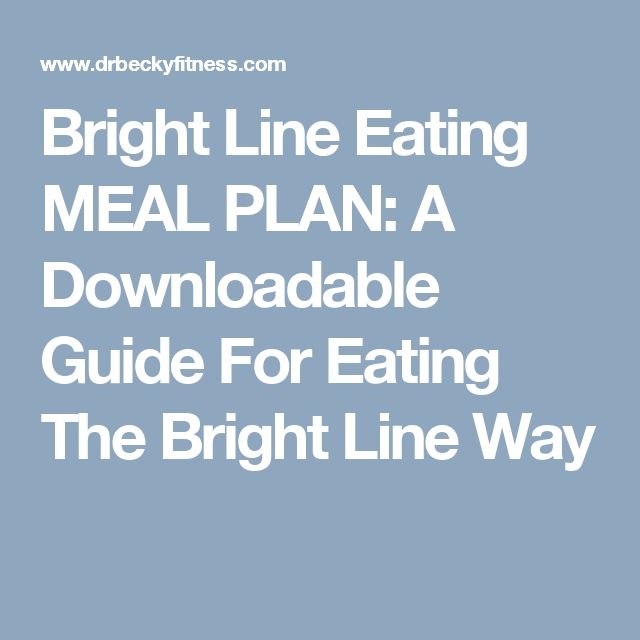 Printable Bright Line Eating Food Plan Pdf Printable Word Searches