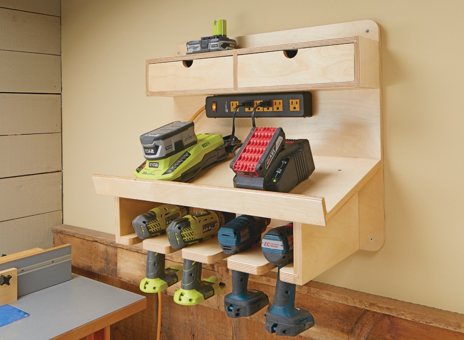 Printable Cordless Drill Charging Station Plans Pdf