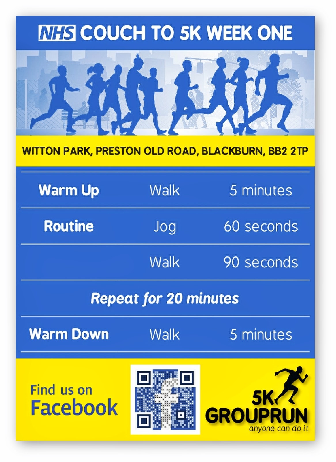 Printable Couch To 5K Plan Printable Couch To 5K Plan