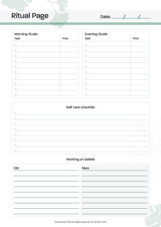 Printable Daily Planner Template Free Templates In PDF Bordio