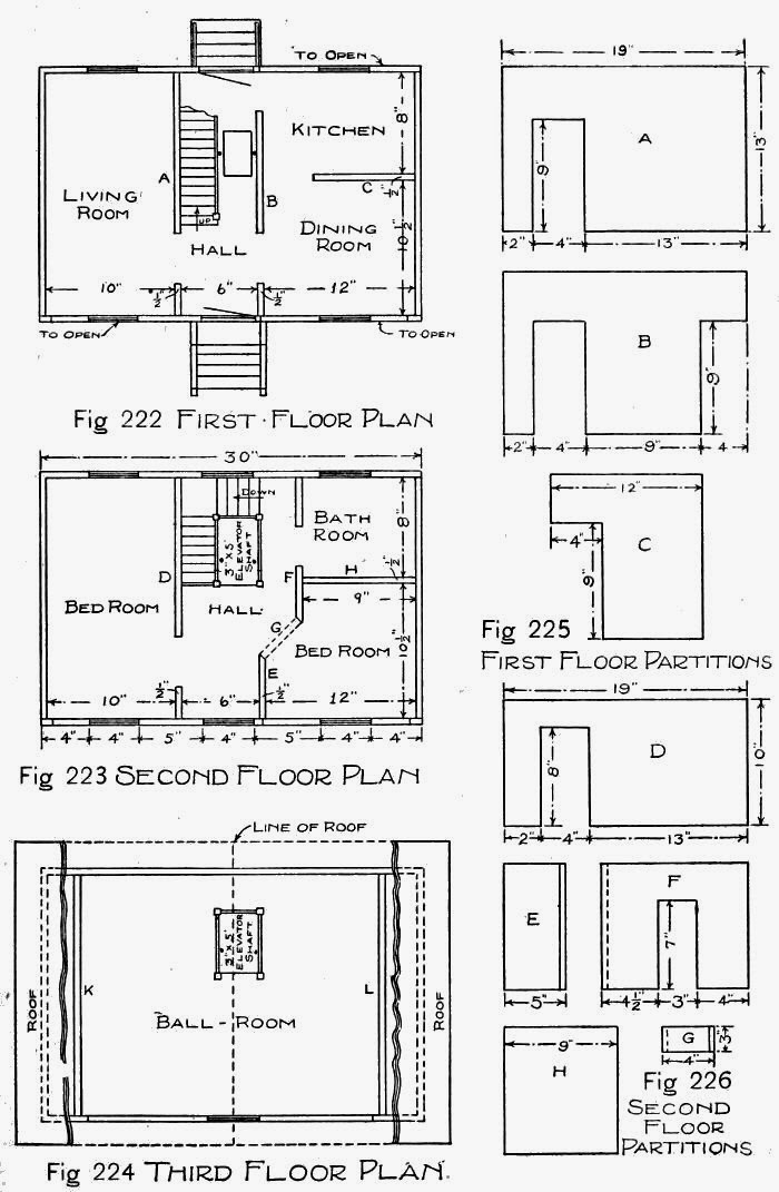 Printable Dollhouse Furniture Plans Straight Edge For Woodworking