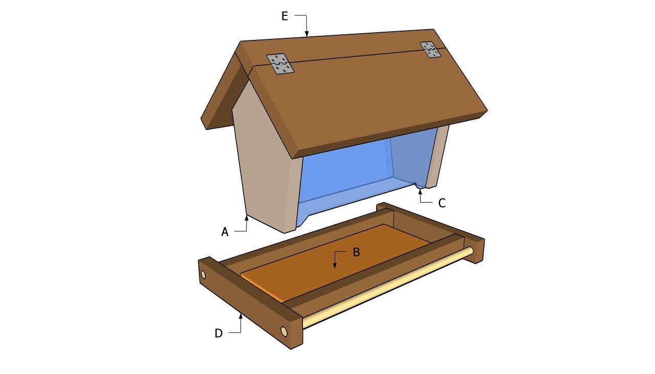 Printable Free Bird Feeder Woodworking Plans