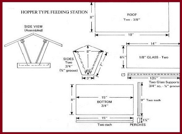 Printable Free Bird Feeder Woodworking Plans