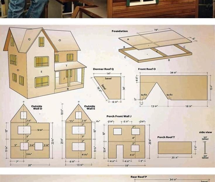 Printable Free Dollhouse Plans Printable Word Searches