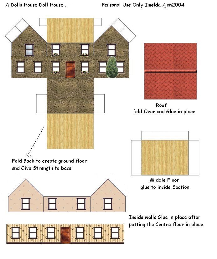 Printable Free Dollhouse Plans
