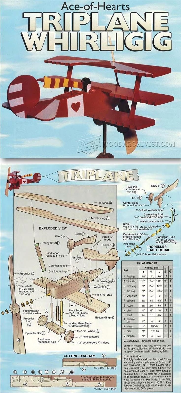 Printable Free Whirligig Plans Dev onallcylinders