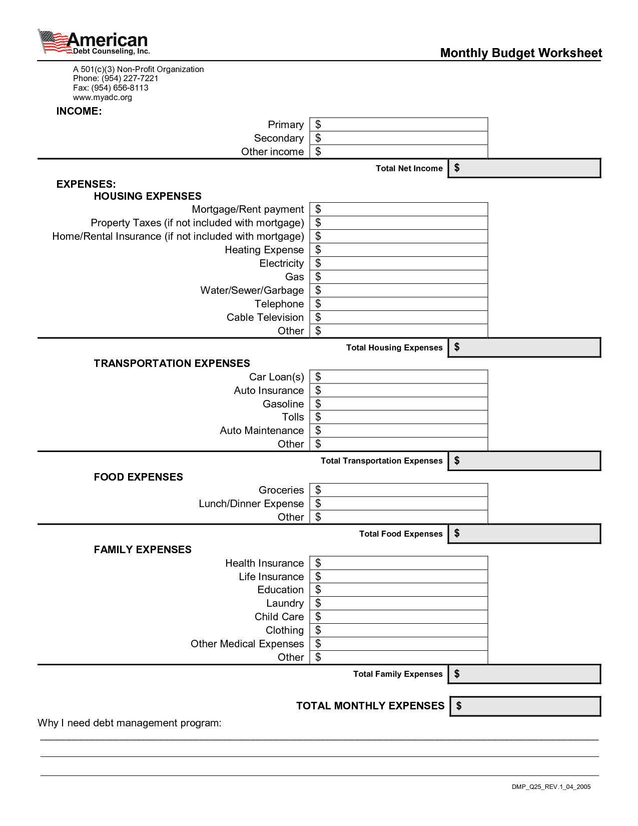 Printable Funeral Planning Worksheet