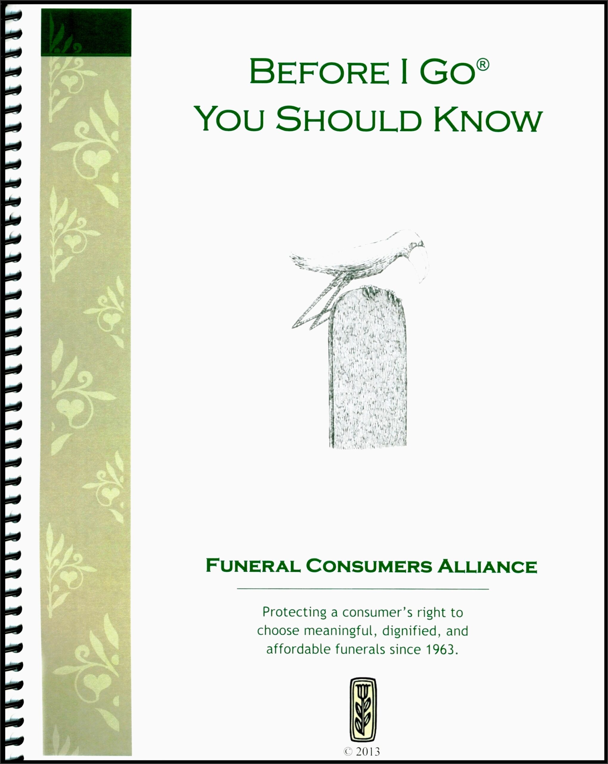 Printable Funeral Pre Planning Worksheet