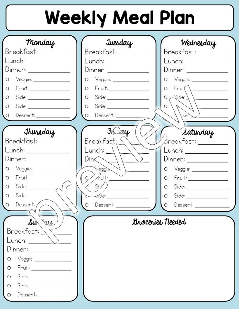 Printable Grey Sheet Food Plan Printable Calendar
