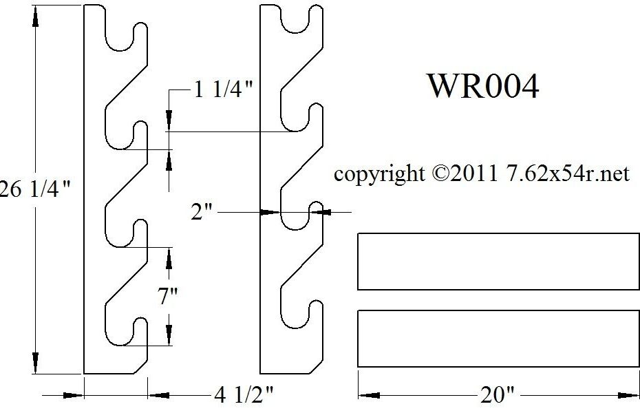 Printable Gun Rack Plans Customize And Print