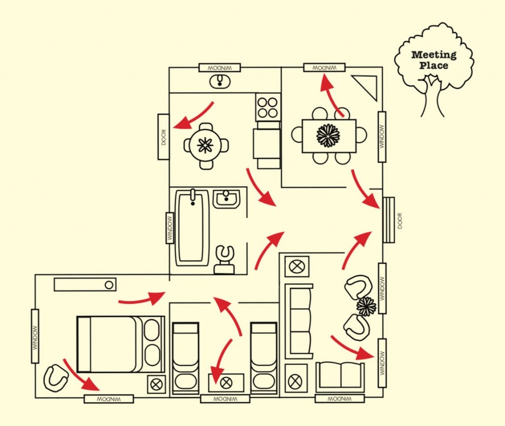 Printable Home Fire Escape Plan