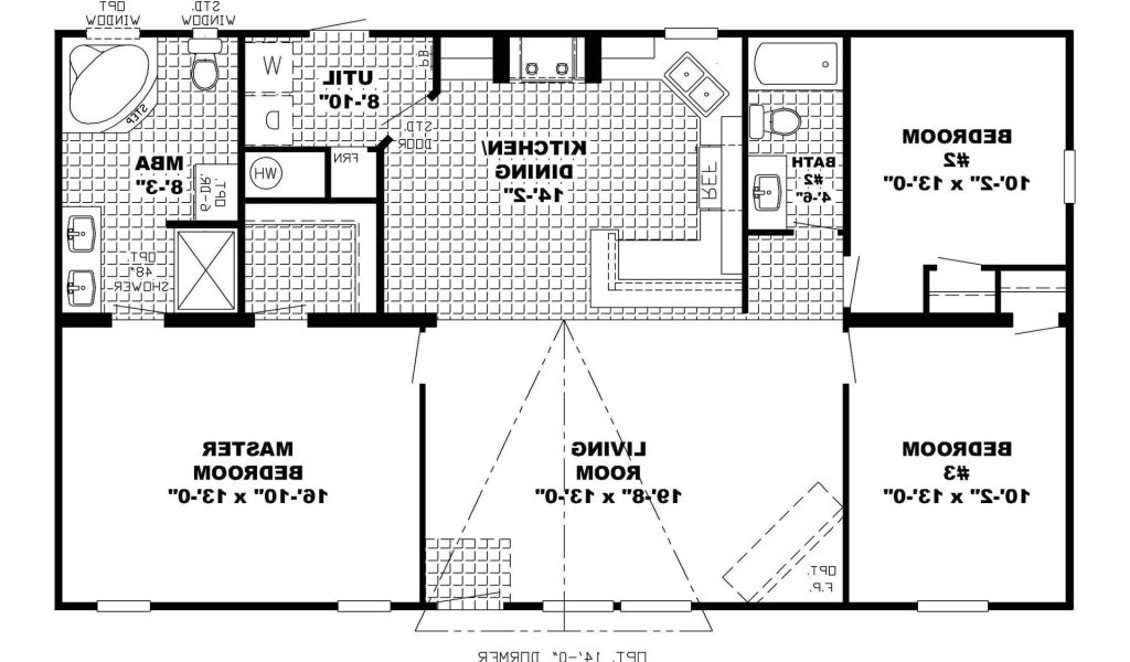 Printable Home Plans Ranch Style House Plans Open Concept Floor Free 