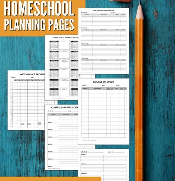 Printable Homeschool Planning Pages Homeschool Printables For Free