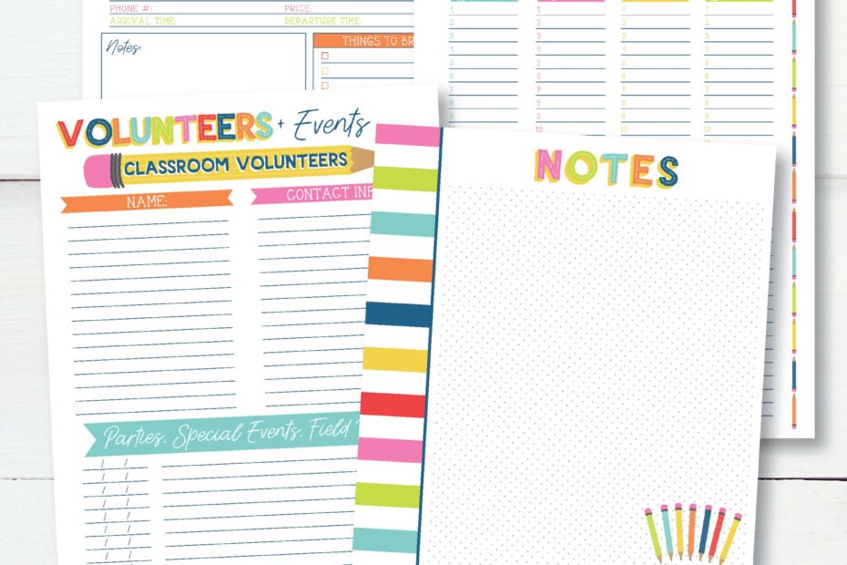 Printable Lesson Planner