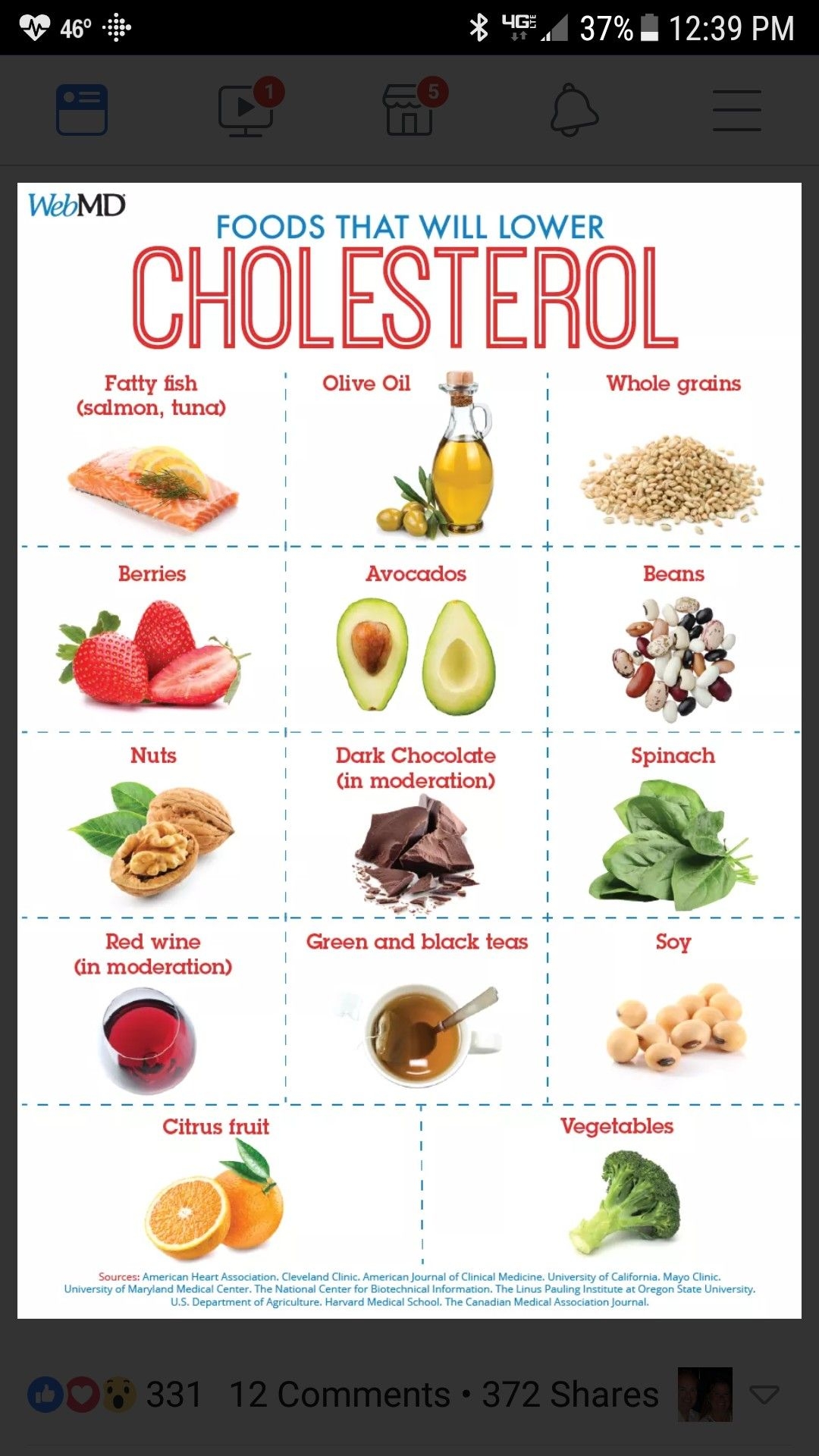 Printable Low Cholesterol Diet Plan
