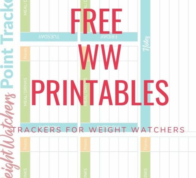 Printable Old Weight Watchers Exchange Plan