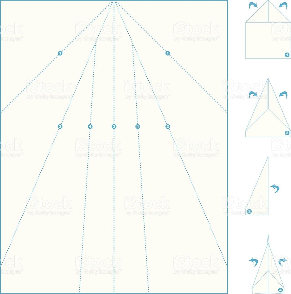 Printable Paper Airplane Folding Instructions