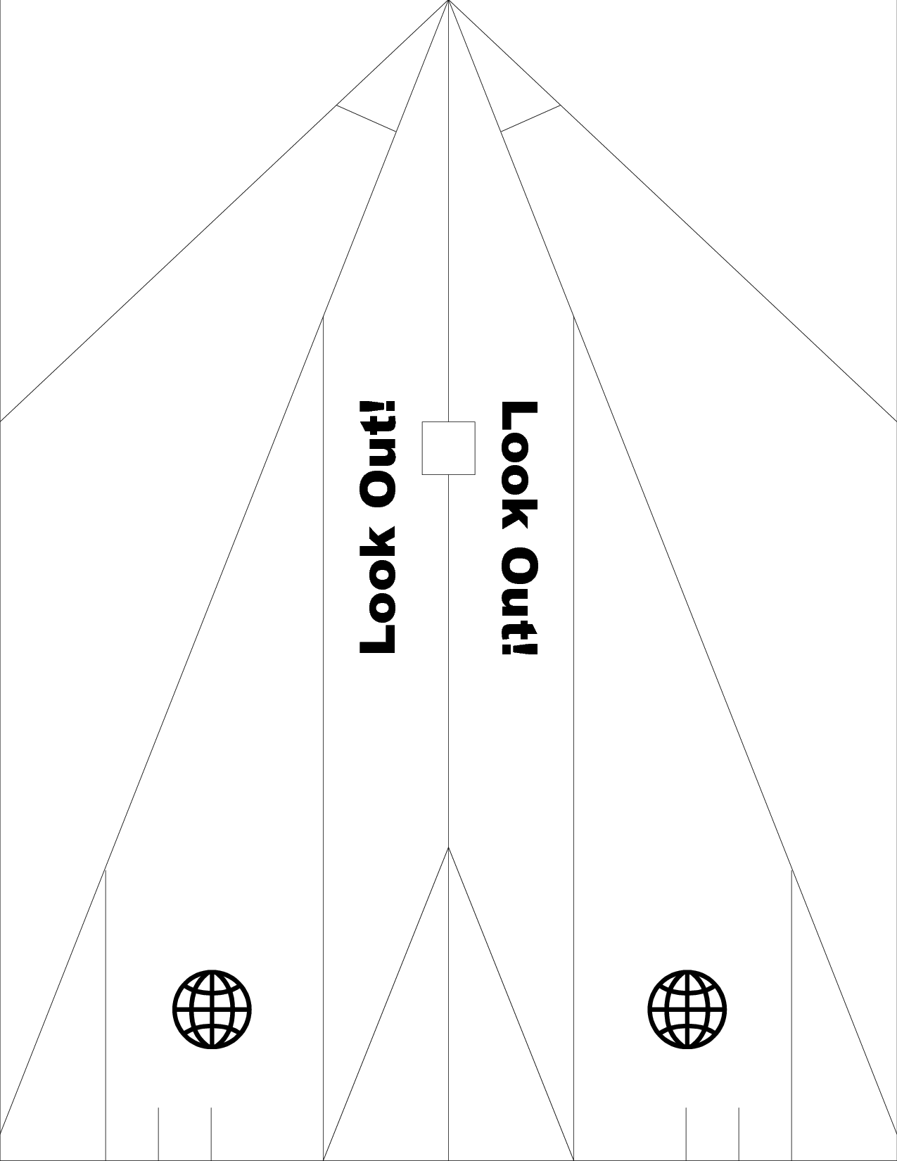 Printable Paper Plane Model Template Lilly Nicolay