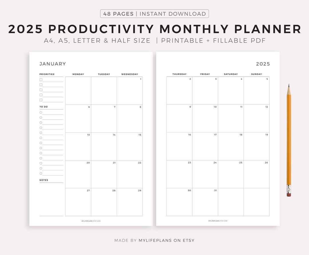 Printable Planner 2025 Levi Anderson