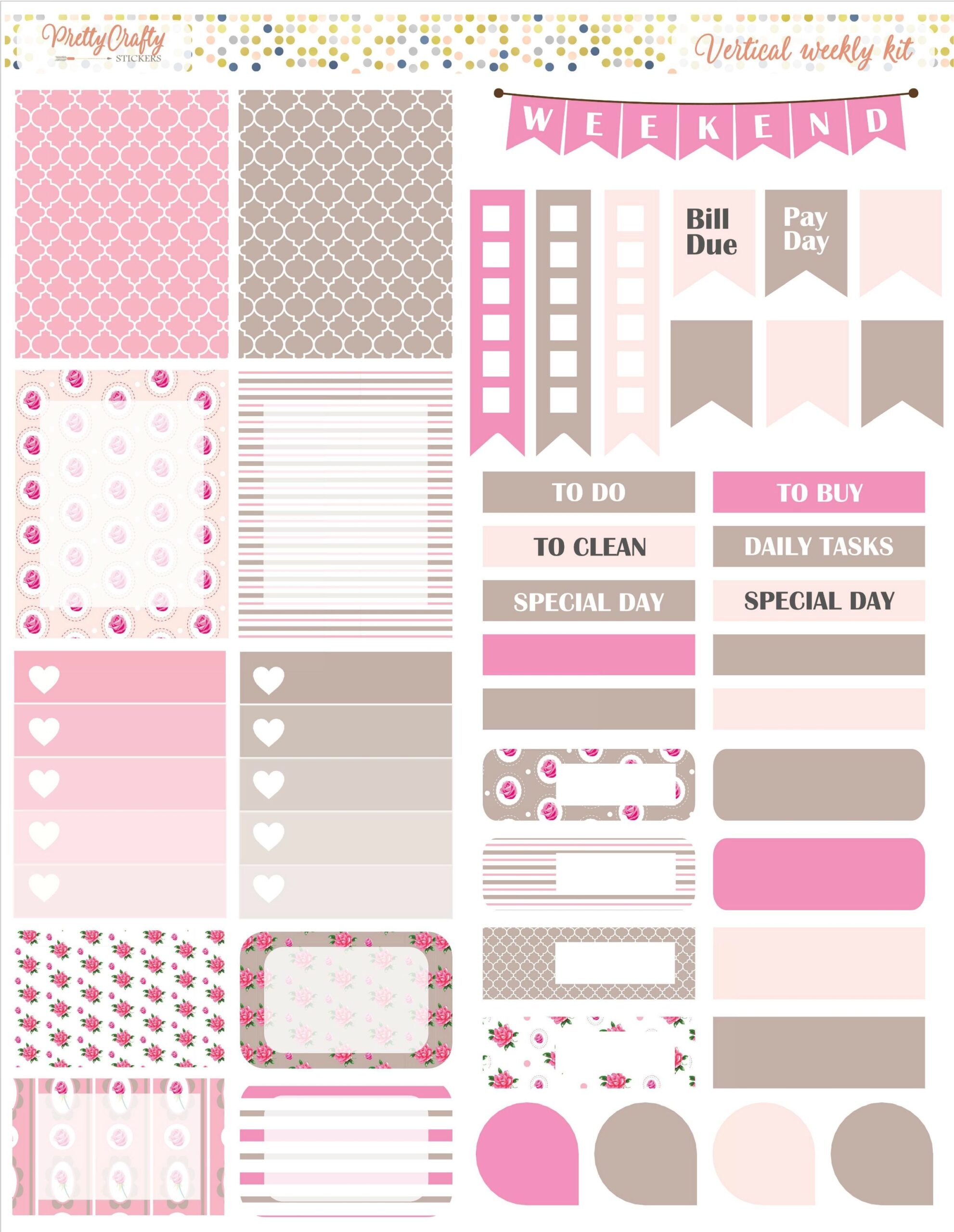 Printable Planner Stickers