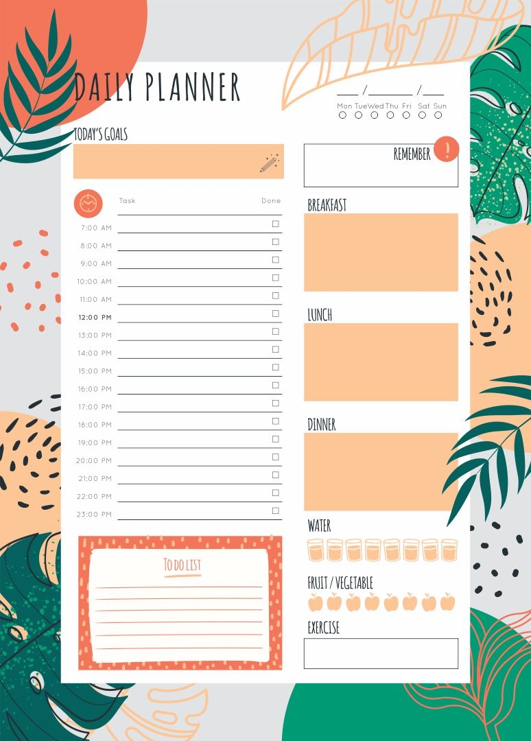 Printable Planner Templates