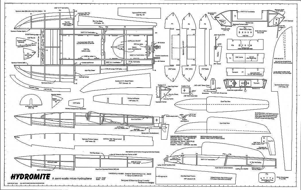 Printable Rc Boat Plans