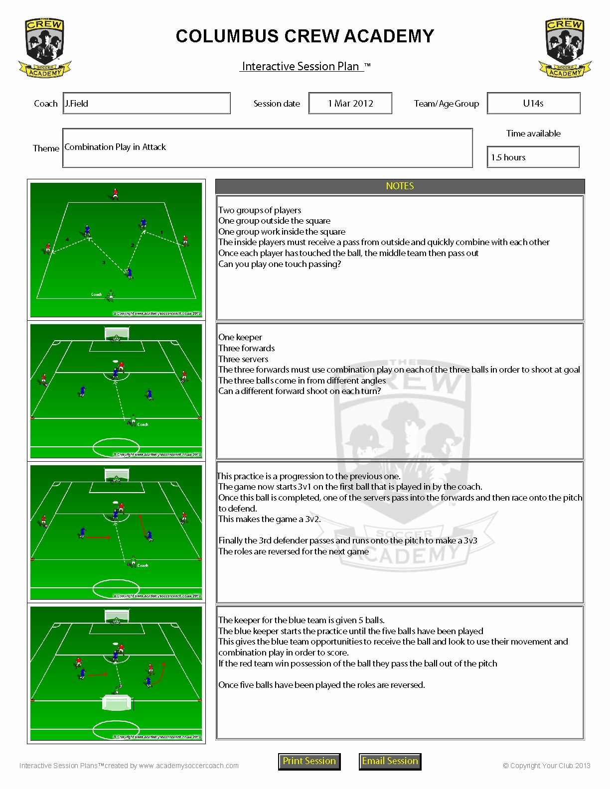 Printable Soccer Practice Plan Template Printable Calendars AT A GLANCE