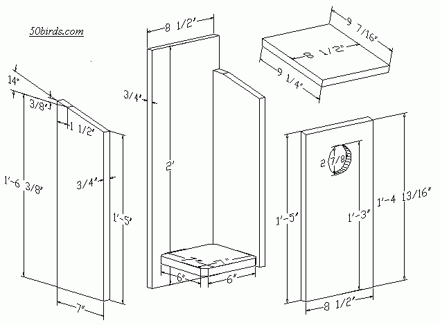 Printable Wood Duck House Plans Printable Templates