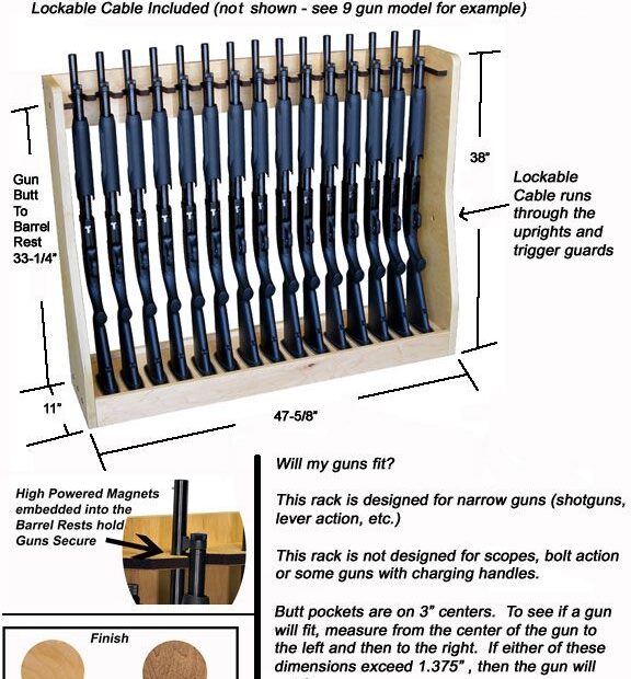 Printable Wooden Gun Rack Plans Dev onallcylinders