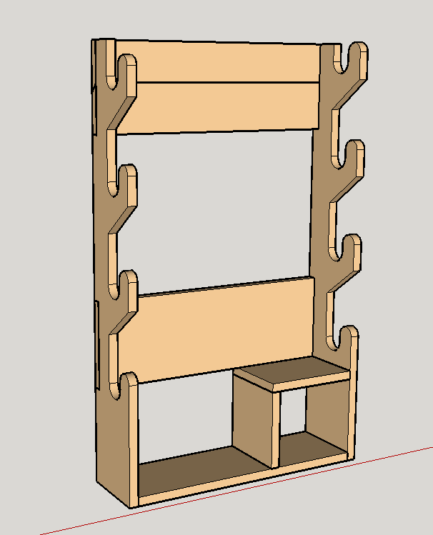 Printable Wooden Gun Rack Plans