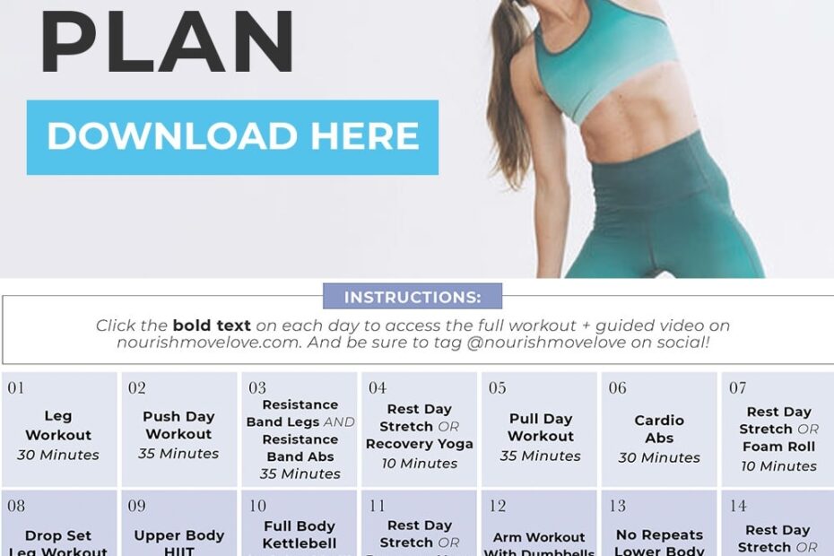 Printable Workout Plans Printable Word Searches